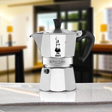 Кавоварка гейзерна 130 мл на 3 чашки Moka Express Bialetti