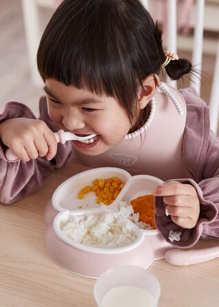 Слюнявчики для дітей 2 предмети,  сірий, блідо-рожевий BabyBjörn