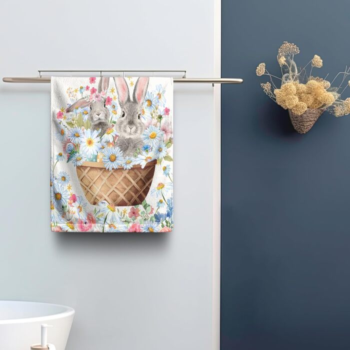 Різдвяні кухонні рушники Kwlegh, рушник для рук, різдвяна ялинка, цукерка-тростина, сніжинка, рушник для пальців, набір з 2 шт. , милий чоловічий банний рушник, високопоглинаючі рушники, 36 x (великодній)