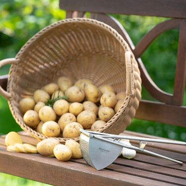 Картофелерис Westmark, с круглой перфорацией, длина 30 см, треугольник, серебристый, 61262260 (набор из нержавеющей стали)