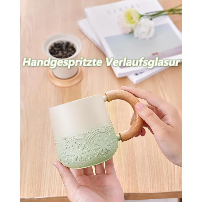 Чашка для чая с крышкой и ситечком 420 мл Zens