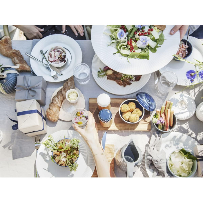 Підставка для торта триярусна 28 см, біла Hammershøi Kähler