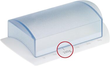 Маслянка Westmark - ідеально підходить для сервірування та зберігання - можна мити в посудомийній машині - спеціальний рельєф для надійного захоплення (зі шкалою, набір з 2 шт. )