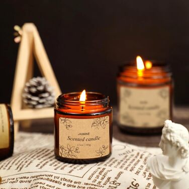 Ароматизована свічка у склянці 4 шт. YUEONEWIN