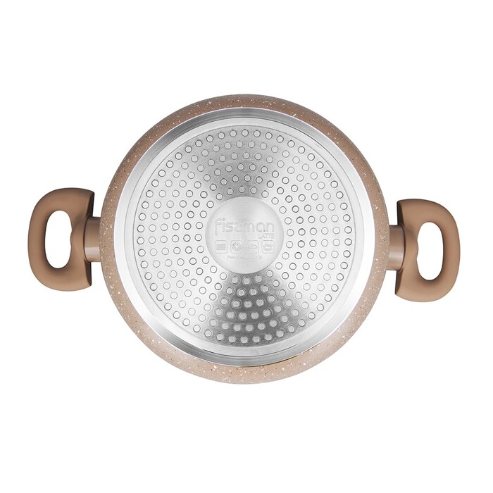 Набір посуду зі скляними кришками 6 предметів LATTE Fissman