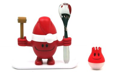 Підставка для яйця з сільницею набір 2 предмета, червона McEgg Xmas-Set WMF