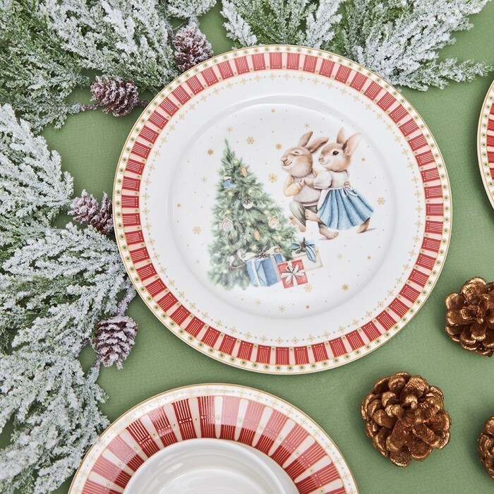 Тарілка Fissman 20 см MIRACLE порцеляна (13754)