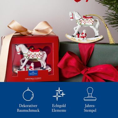 Ялинкова іграшка Коник-гойдалка Villeroy & Boch