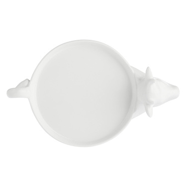 Тарелка сервировочная La Porcellana Bianca FATTORIA, 'корова', фарфор, диам. 16 см