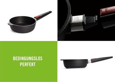 Сковорода 24 см з титановим покриттям зі знімною ручкою NOWO Woll