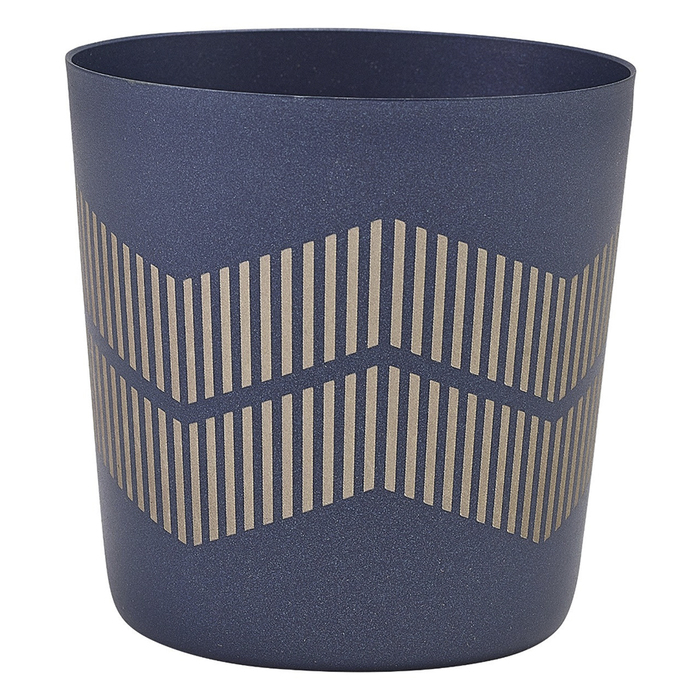 Склянка металева 420 мл, Metallic Blue Lined, GenWare