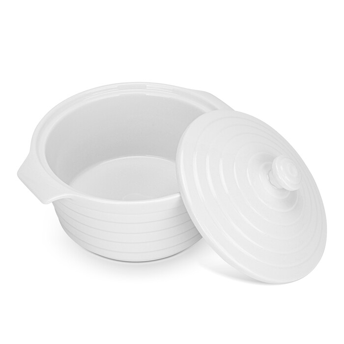 Каструля з кришкою 16 см 750 мл порцеляна Fissman