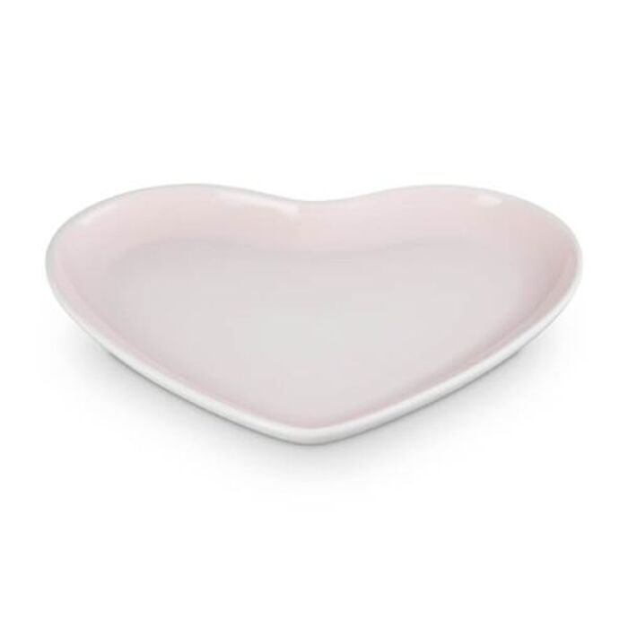 Тарілка у формі серця 23 см, рожева Heart Le Creuset
