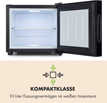 Міні-холодильник 10 л чорний Klarstein