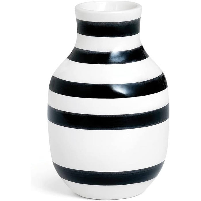Ваза 12,5 см чорно-біла Omaggio Kähler