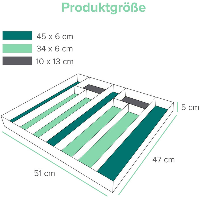 Піднос для столових приладів 51 x 47 x 5 см 51 см Coninx