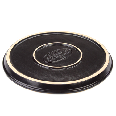 Блюдо для гриля з вертикальною решіткою кругле, 32 см, чорне, Römertopf BBQ Römertopf