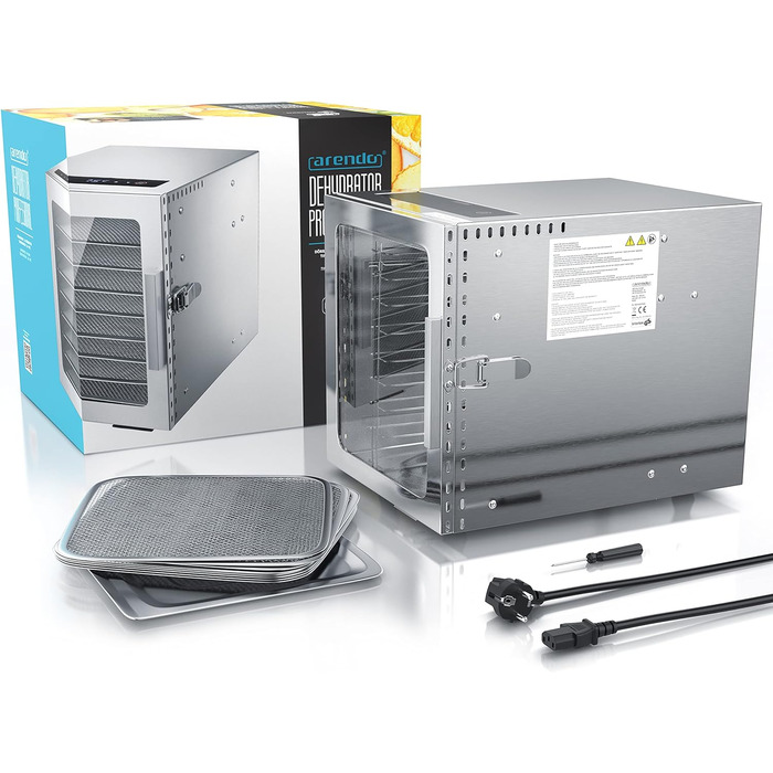 Дегідратор на 8 полиць, 500 Вт Arendo