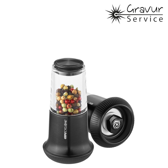 Млин для солі та спецій, 10,7 см чорний X-Plosion Gefu