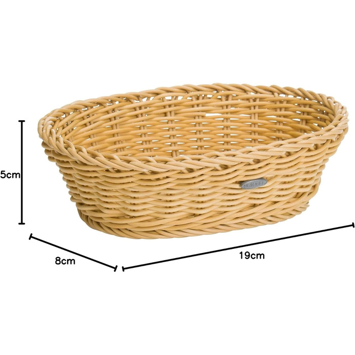 Багатоцільовий кошик, овальний, бежевий Saleen