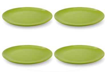 Набір тарілок 25 см, 4 предмета, лаймовий Happymix Friesland