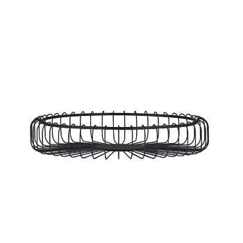 Кошик S 37 х 5,5 см, чорний Estra Blomus