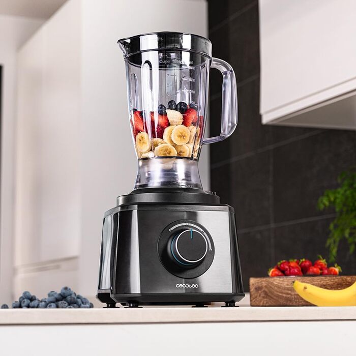 Кухонний комбайн 2000 Вт, чорний Paprika 2000 Full Cecotec