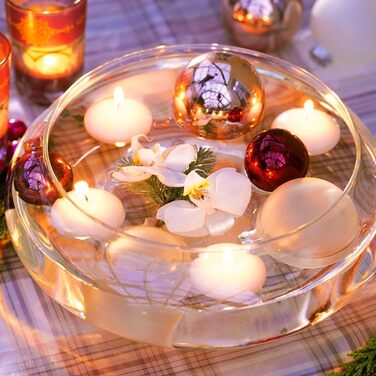 Плаваючі свічки 38 шт. білі MplehDa