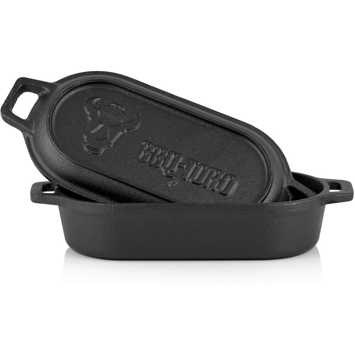 Чавунна жаровня 1 л 29 х 12,5 х 5,5 см BBQ-Toro