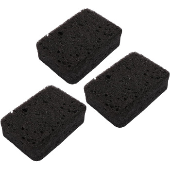 Набір губок для миття посуду 3 шт. 6,9 х 9,8 см чорний Okaywork