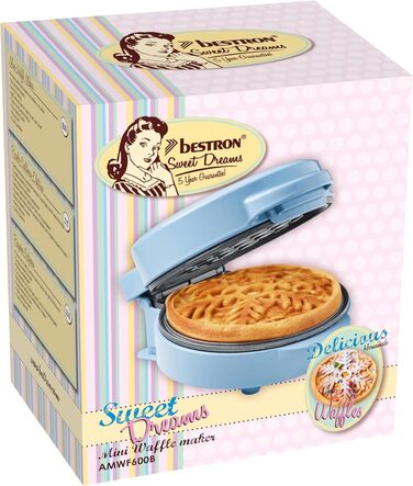 Міні-вафельниця з малюнком сніжинки 550 Вт Bestron