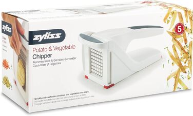 Нарезка картофеля фри Zyliss E910025, белая, нарезка картофеля фри и овощей, гарантия 5 лет