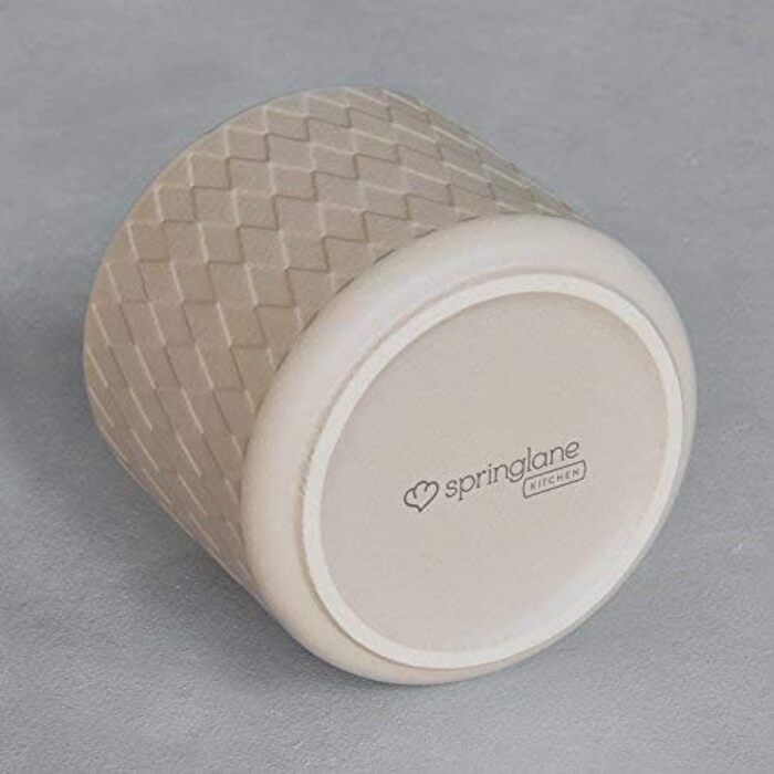 Керамічні банки для зберігання з дерев'яними кришками 4 предмети Springlane Kitchen