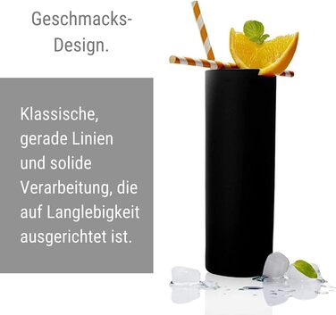 Стаканы для кампари 320 мл, набор 6 предметов, черные New York Bar Stölzle Lausitz