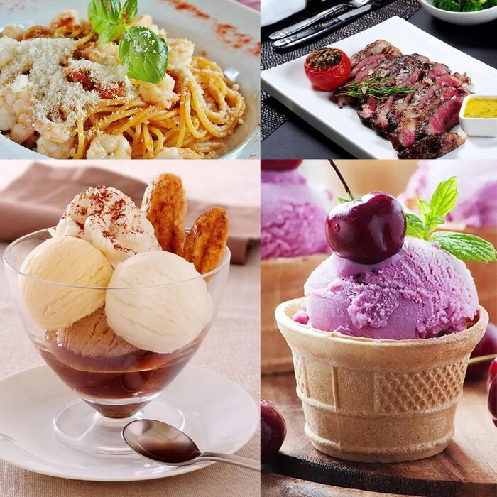 Набор из 6 мисок для соуса бело-голубой Sightday