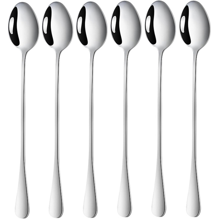 Набір ложок для лате з нержавіючої сталі 6 предметів Double.S