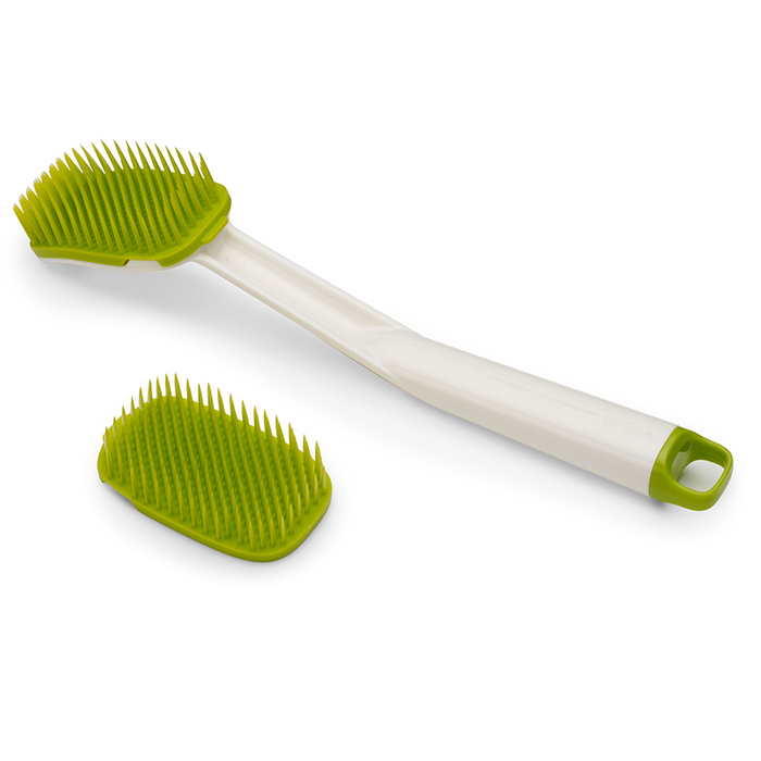 Щітка з запасний насадкою, 2 предмета, біла / зелена, CleanTech Joseph Joseph