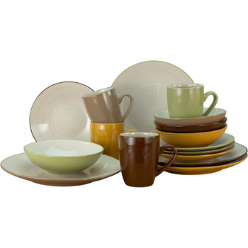 Набір посуду на 4 персони, 16 предметів, Bamboo Garden Creatable