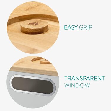 Хлібниця з дерев'яною кришкою, таупова Navaris