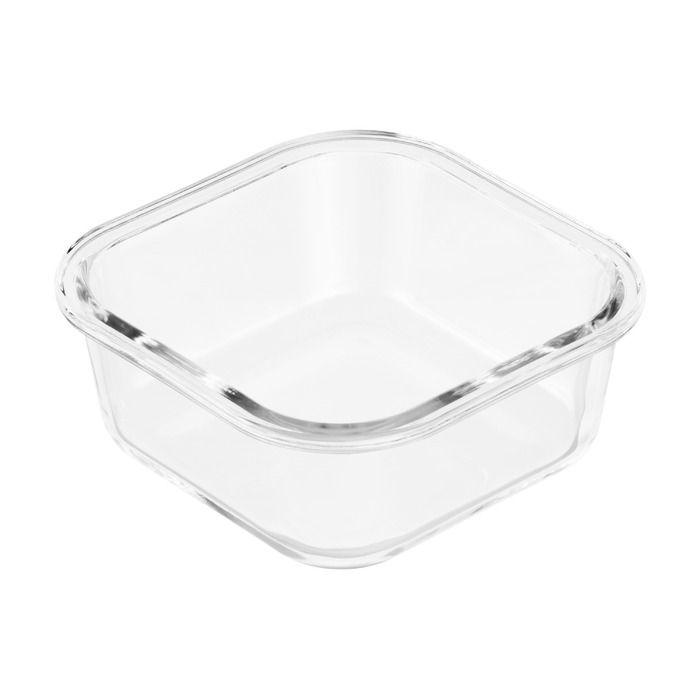 ARDESTO Контейнер для зберігання Gemini 500 мл, квадратний, боросилікатне скло