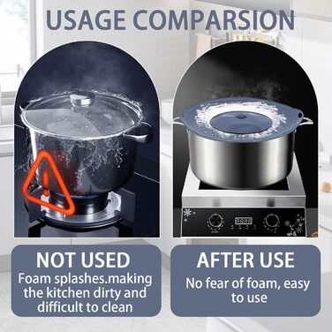 Кришка з захист від википання та бризок 29 см HhBdy