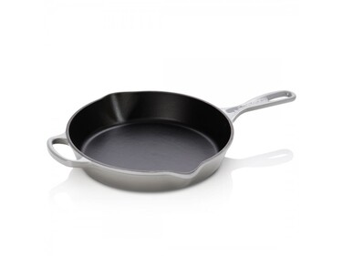 Сковорода глибока чавунна 26 см, сіра Perlgrau Le Creuset