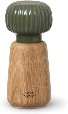 Млинок для спецій Khler Hammershøi - зручний данський млинок для спецій, (зелений, H14 см, одинарний)