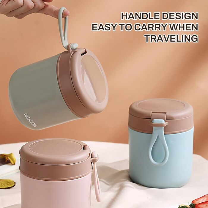 Термоконтейнер 425 мл одношаровий зелений Generic