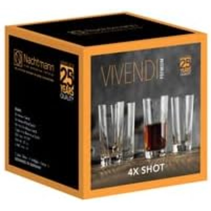 Набор фруктового бренди, Vivendi, 89736 (Stamper), 4 шт., - Mness aptieka