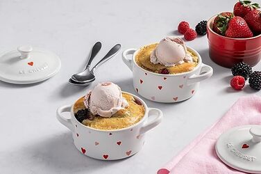 Мини-кокотница с крышкой 0,25 л Heart Le Creuset