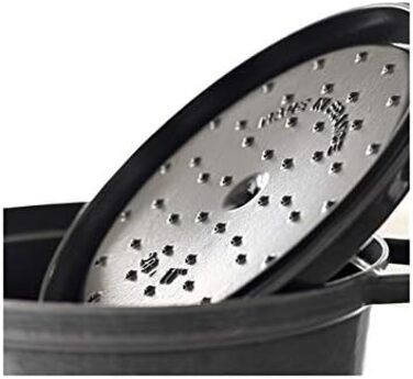 Кастрюля / жаровня 24 см с крышкой Dark Blue Staub