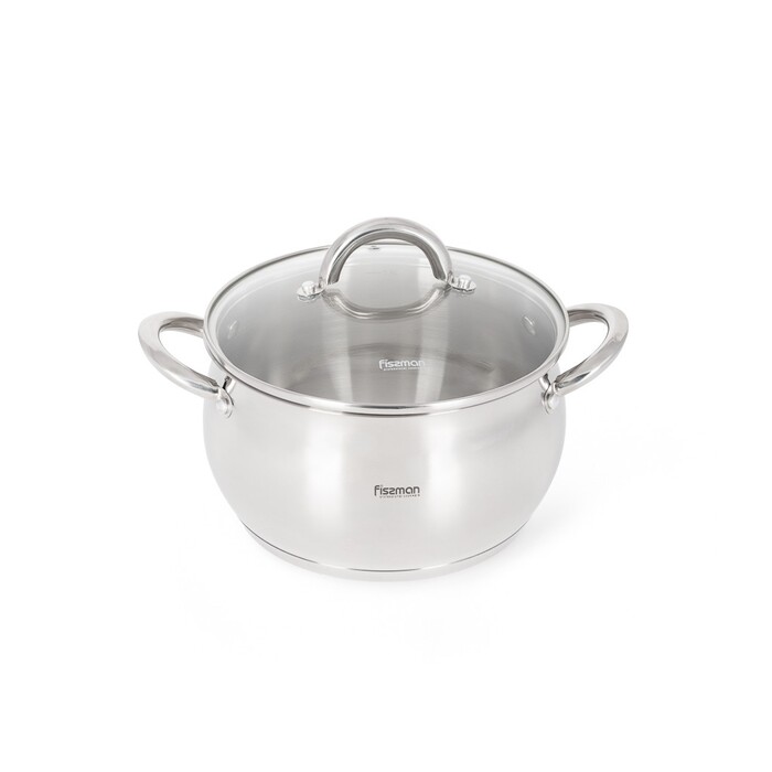 Набір посуду  зі скляними кришками 6 предметів FRIDA Fissman