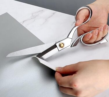 Ножницы из нержавеющей стали для резки ткани, серебристые, 21.8 см ‎Yrlehoo