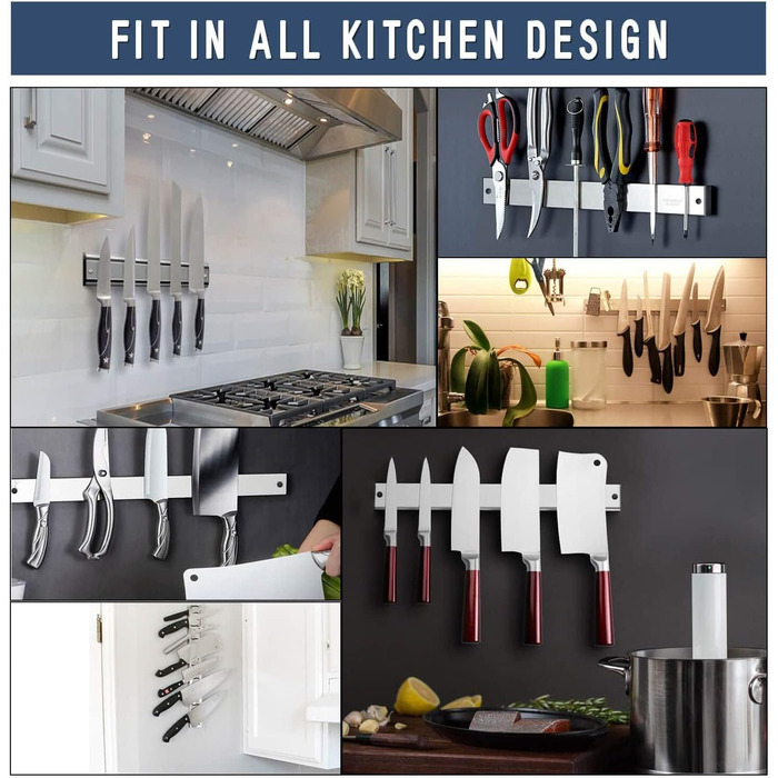 Магнітний тримач для ножів 50 см AidSci